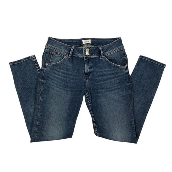 HUDSON Crop Colin Skinny Women 28 Blue MidRise Stylish City Chic Feminine Travel - Picture 7 of 12